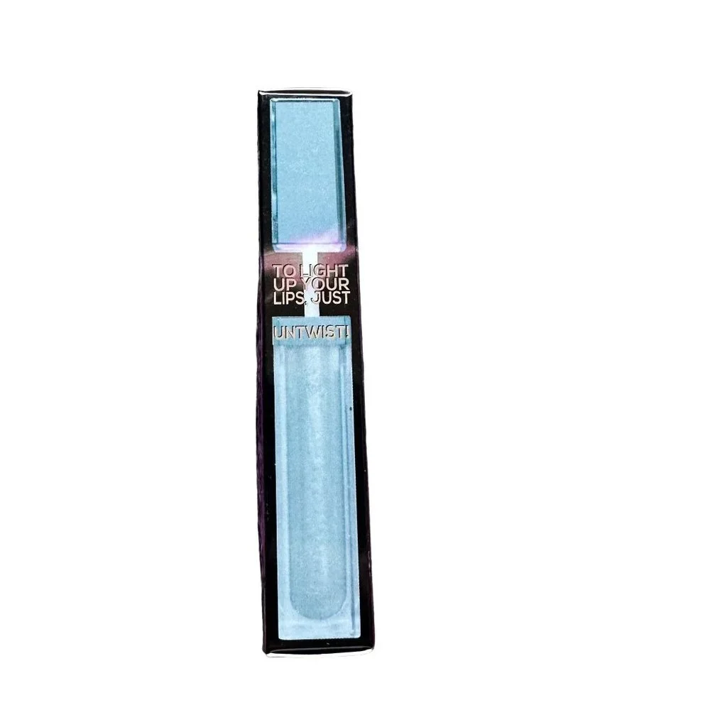 LuLu Light-Up‎ Lip Gloss with Built in Mirror Beam Me Up Nude Glitter Shade